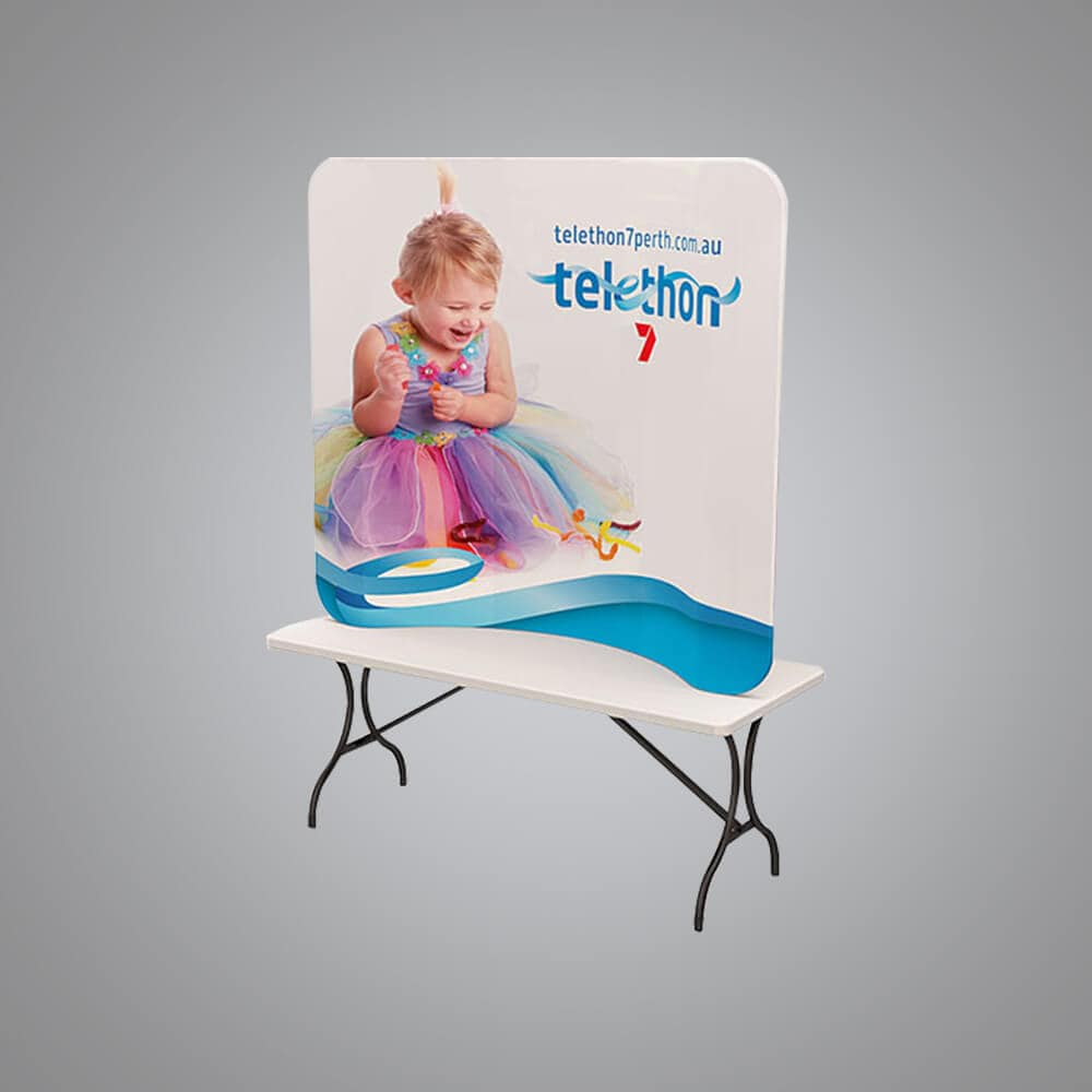 6ft Curve Tension Fabric Display