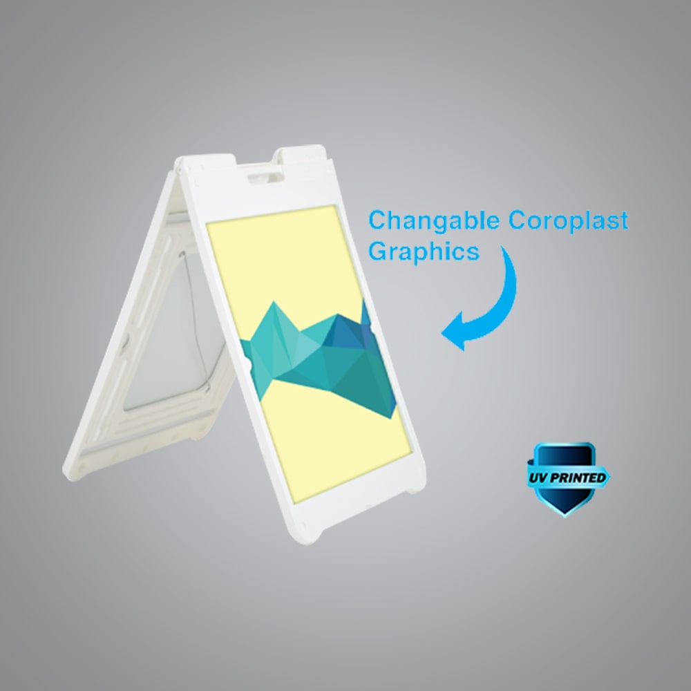 White Simposign A-Frame