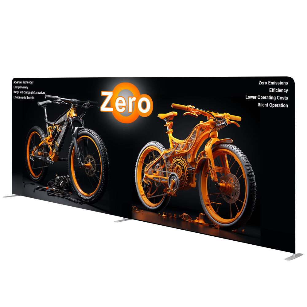Straight Tension Fabric Displays 20ft